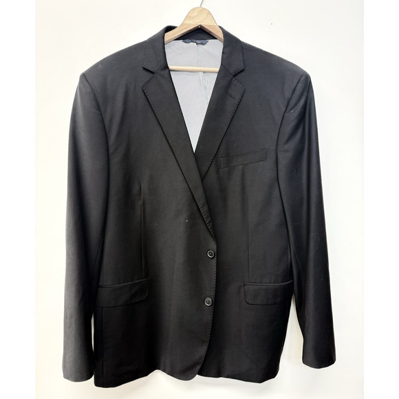Brooks Brothers Explorer Regent Fit Blazer 48R Black Wool Sport Coat Jacket - Picture 1 of 13